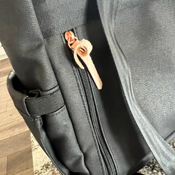 Petunia Pickle Bottom Diaper Bag Pivot Pack in Black and Sand - Picture 10 of 11